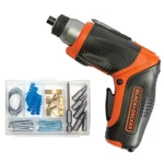 Black & Decker BDCS40BI 4V Max Cordless Screwdriver W/ Picture-hanging Kit New. Fixed Price $34.99.