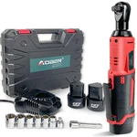 Aoben Cordless Electric Ratchet Wrench Set 3/8 12V Power Tool Kit. Fixed Price $127.04.