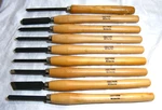Vintage Lot Of 8 Craftsman High Speed Wood Chisels & 1 Buck Bros 9-A. Fixed Price $129.99.