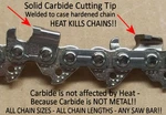 Solid Carbide 12" Saw Chain For Makita XCU02 HCU02 36V 531-290-046 90PX046G. Fixed Price $39.98.