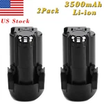 2PCS 12V 3.5AH Li-ion Battery For Porter Cable PCL12BLX PCL120CRC PCL120DDC. Fixed Price $39.80.