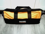 New Genuine Ridgid 21" X 9" 8" Large Heavy Duty Canvas 6 Pocket Tool Bag. Fixed Price $34.95.