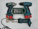 Makita 14.4V Drill 6280D Impact 6933FD Flashlight ML143 Batteries PA14 & Charger. Fixed Price $39.99.