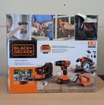 Black+decker BD4KITCDCMSL Cordless 20V Max* Lithiuim Ion Tool Combo *nob. Fixed Price $139.00.