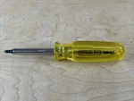 Vintage Stanley Usa 66-401 Hex 1/4 4-WAY Screwdriver W/ 2 Bits Yellow Handle. Fixed Price $14.65.