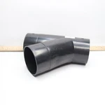 Woodstock Y-fitting Connector Abs Plastic 4" W1015. Fixed Price $7.79.