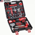 8V Cordless Drill Set 132PC Home Tool Kit Diy Handyman Women Repair New. Fixed Price $83.97.