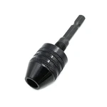 Black 1/4 Inch Hex Shank Keyless Chuck Adapter To Hold 1/32 (0.5M.... Fixed Price $15.05.