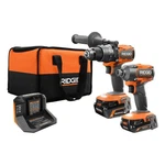 Ridgid 18V Brushless Cordless 2-TOOL Combo Kit W/ Hammer Drill & Impact Driver. Fixed Price $139.95.