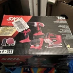 Skil 2887-23 18V Cordless 4-TOOL Combo Pack Drill Sander Jigsaw Flashlight -used. Fixed Price $89.00.