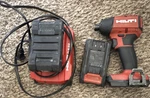 Hilti Sid 4-22 21.6V Li-ion 1/4IN Keyless Impact Driver Kit W/2 2.6AH + Charger. Fixed Price $350.00.