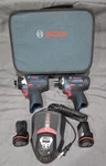 Bosch 12V PS21 PS41 Lithium-ion Drill Impact Combo Kit Batteries Charger Case. Fixed Price $125.00.