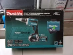 Makita 18V Brushless Drywall Screwdriver W/ 2-4AH Batteries/case # XSF03MB... Fixed Price $290.00.