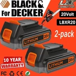 8.0AH 20VOLT LB2X4020 Battery For Black & Decker Max Lithium LBXR20 LBX20. Fixed Price $33.00.