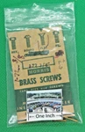Morris Brass Slot Screws Flat Head, 3/8", 1-72, Pkg. 6 Details Below. Fixed Price $5.75.