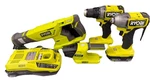 Ryobi PBLCK112K2 Drill Impact Recip Saw Light W/2X 2AH Batteries Fast Charger. Fixed Price $219.95.