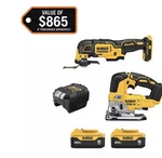 Dewalt 20V Lithium-ion 2-TOOL Cordless Combo Kit (2) 5.0AH Batteries & Charger. Fixed Price $324.24.