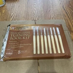 Windsor Design Wood Lathe Turning Tool Kit / Chisels 8-PIECE Set Damaged Box New. Fixed Price $29.99.