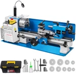 Vevor Bench Top Mini Metal Lathe 7"X14" Variable Speed Milling Machine W/ Lamp. Fixed Price $599.90.
