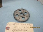 Atlas Craftsman 10" 12" Lathe 54 Tooth Gear. Fixed Price $22.50.