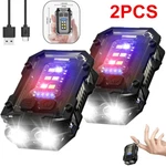 2PCS Rechargeable Mini Edc Keychain Flashlight Compact Pocket Cob Night Us. Fixed Price $16.18.