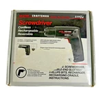 Sears Craftsman Screwdriver Cordless Rechargeable Reversible 911124 Tested Works. Fixed Price $25.00.