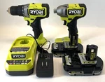 Ryobi One+ 18V Hp Brushless Drill & Impact Driver W/ Two 2 Ah Batteries PBLCK01K. Fixed Price $179.95.