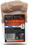 Rogue River Tools Bronze Wool Pads (5PC)- Choose Grade! Marine, Glass, Wood, Usa. Fixed Price $21.49.