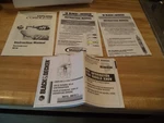 Black&decker Cordless Screwdriver Manuals 9018,9072,9072-1,VP720,VP730,VP750&760. Fixed Price $9.50.