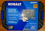 Kobalt 24-V 2-PACK Lithium-ion Battery Starter Kit With Toolbox. Fixed Price $164.78.