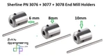 Sherline Pn 3076 + 3077 3078 End Mill Holders. Fixed Price $126.45.