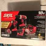 Skil 2887-23 18V Cordless 4-TOOL Combo Pack Drill Sander Jigsaw Flashlight -new. Fixed Price $155.95.