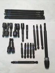 Irwin 24PC 1/4 Hex Impact Bits Nut Drivers Adapters. Fixed Price $33.99.