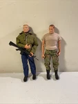 Set Gi Joe Figures 12" Rifle Clothes & Boots Holster Pliers Flashlight Dog Tag. Fixed Price $14.00.