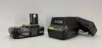 Ryobi 18V Li-ion 2AH Battery And Charger Kit P190 + P118B *new*. Fixed Price $54.88.
