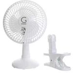 6 In. Convertible Table-top And Clip Fan White. Fixed Price $10.92.