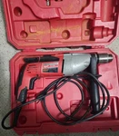 Milwaukee 1/2 Hammer Drill With Carrying Case Used 5380-21. Fixed Price $100.00.