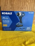 New Kobalt 24V Max Brushless Impact Wrench Kit 1/2-IN 4.0AH Li-ion 500 Ft-lb. Fixed Price $172.00.