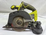 Ryobi P505 One+ 18-VOLT Lithium-ion 4,600 Rpm Cordless 5.5 In. Circular Saw U8. Fixed Price $75.00.