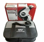Craftsman 12V Nextec Hammerhead Auto-hammer, Batt+charger+case, Model 11818. Fixed Price $59.87.