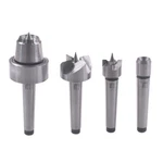 4PCS MT1 Steel Wood Lathe Live Center Drive Spur Cup Arbor With Case. Fixed Price $27.99.