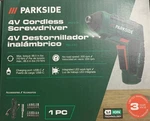 Parkside Pas D7 4V Cordless Screwdriver 15-PIECE Bit Set Usb-c Led Work Light. Fixed Price $39.99.