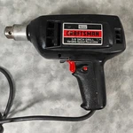 Vintage Sears Craftsman 3/8" Variable-speed Reversible Corded Drill 315.10042. Fixed Price $9.54.