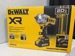 Dewalt Xr Brushless Impact Wrench Kit 1/2" Hog Ring 1900 Ft-lbs 5AH Battery. Fixed Price $400.00.