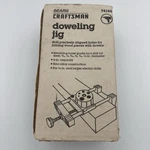 Vintage Sears Craftsman Doweling Jig 9-4186 Usa Made Woodworking Joinery Tool. Fixed Price $39.97.