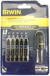 Irwin Black Oxide Finish 6-PC Impact Series Quick Change Set 1988894 New. Fixed Price $19.98.