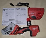 Milwaukee M12 Cordless Pvc Pipe Shear 2470-20 + Battery And Charger New Open Box. Fixed Price $260.00.
