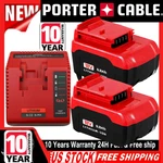 2PACK Volt 8.0AH Battery For Porter Cable PC18BLX Charger. Fixed Price $64.00.