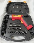 Screwdriver Kit. Teccpo Cordless. Includes Case, Bits & Sockets. Fixed Price $30.00.
