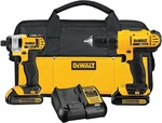 Dewalt 20V Max Drill & Impact Driver Kit W/ Batteries, Charger Bag DCK240C2. Fixed Price $142.95.